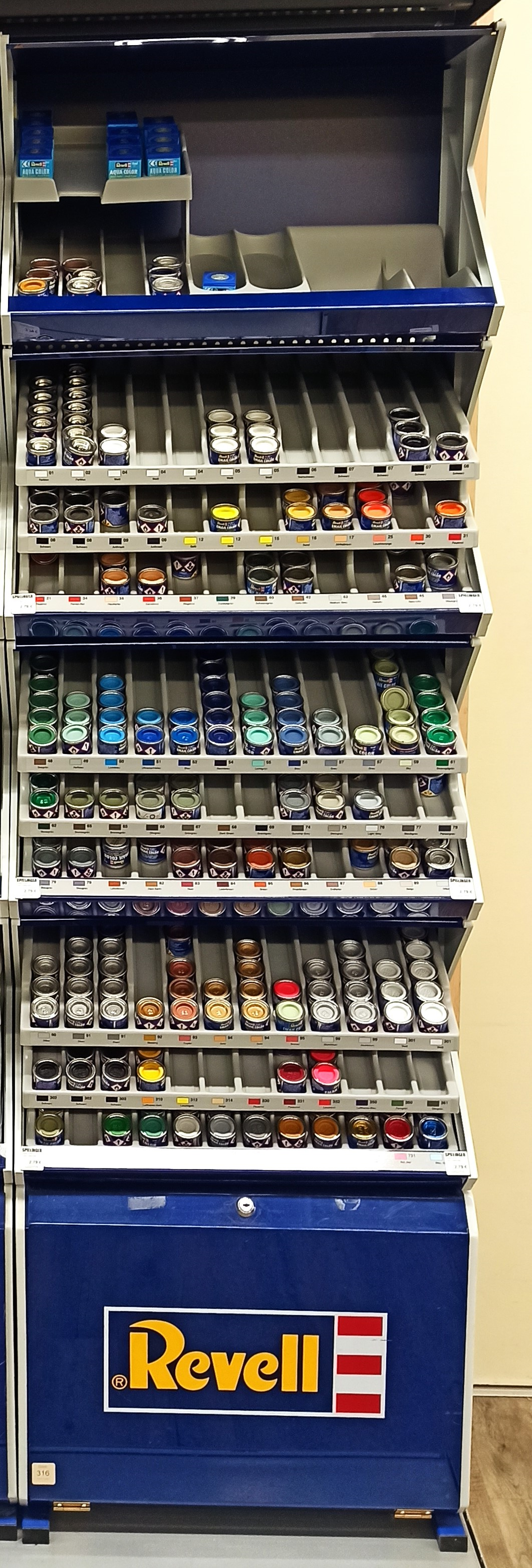 Revell Email Color Farbdisplay - Sammlerartikel - GEBRAUCHT - #1700